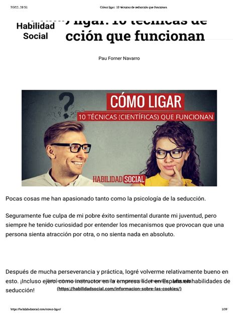 Cómo ligar: 10 técnicas de seducción que funcionan